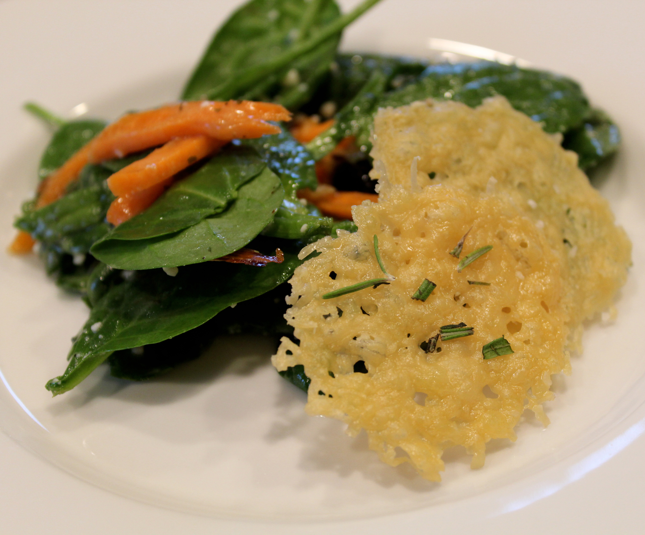 parmesan cheese crisps salad Snowbird Recipe