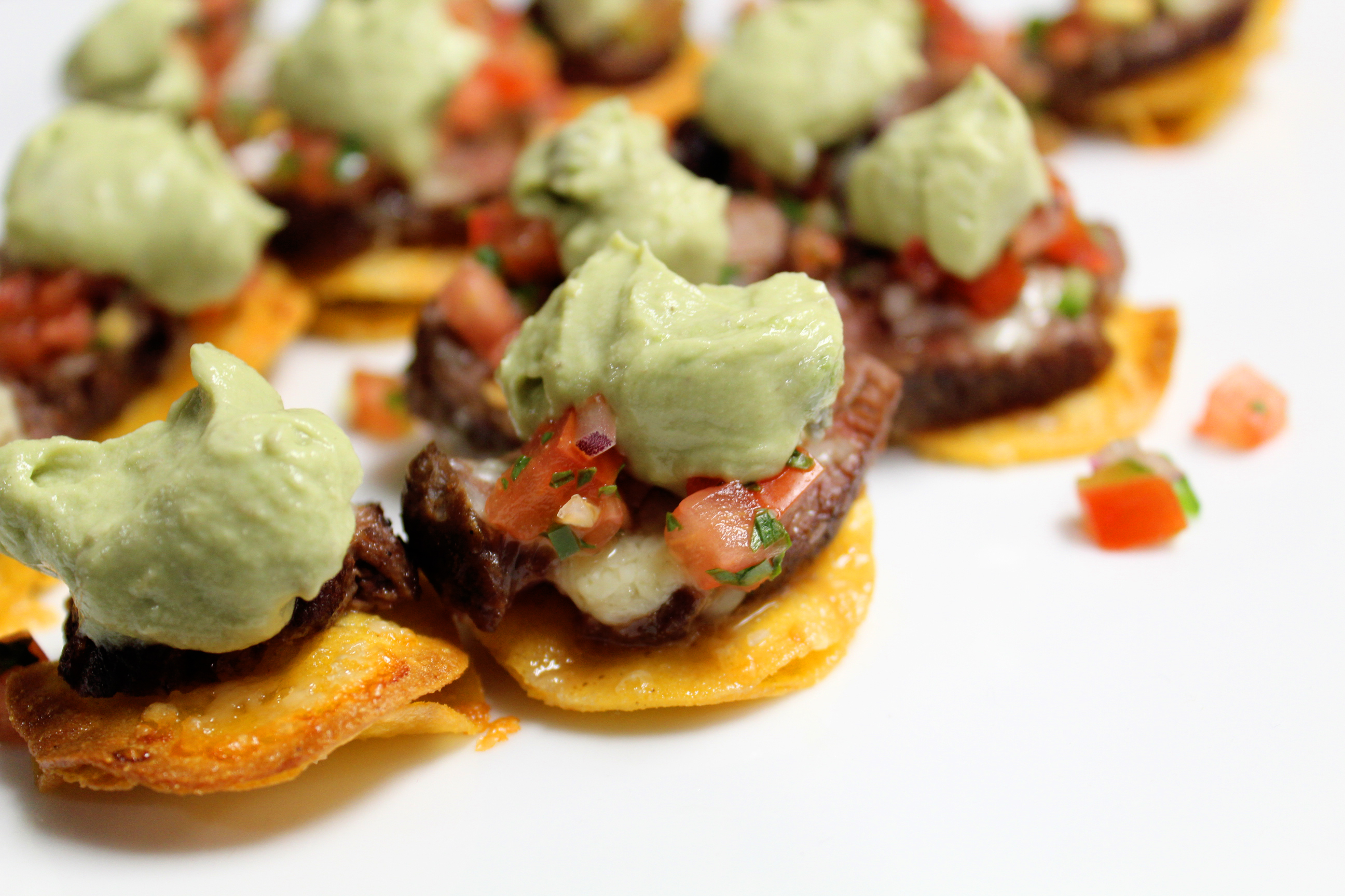 Beef tenderloin nacho bites Midlife Snowbird Recipe