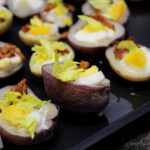 Bite Sized Potato Salad Hors d'oeuvres Midlife Snowbird Recipe