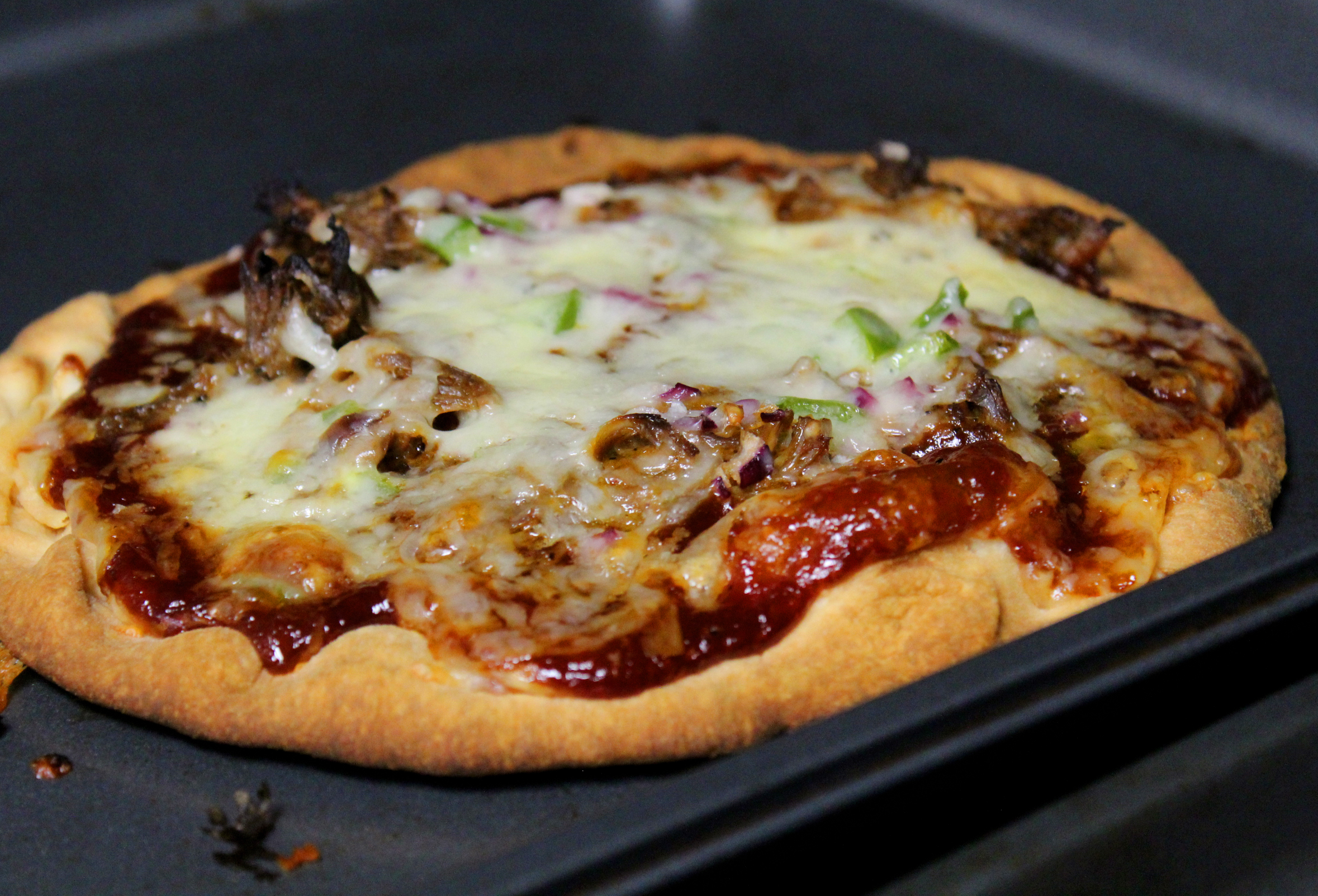 Rustic Pulled Pork Pizza Snowbird Recipe