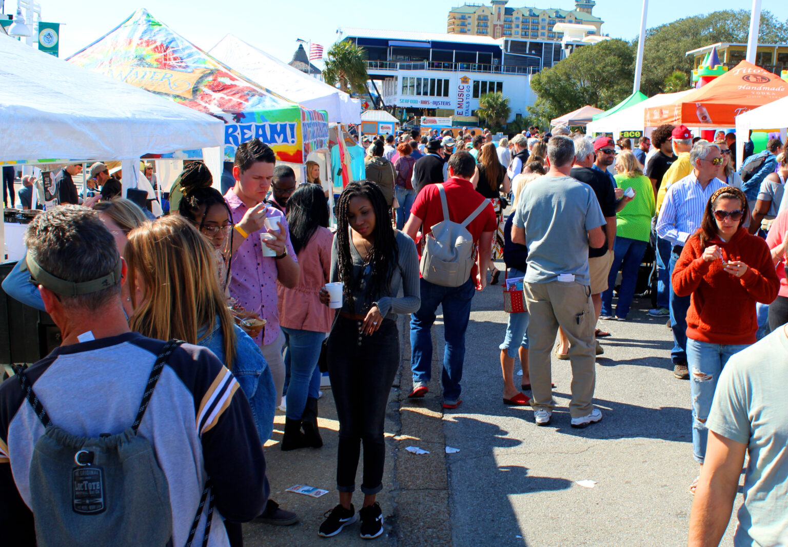 Southern Cuisine Shrimp and Grits Fest Destin Florida Midlife Snowbird