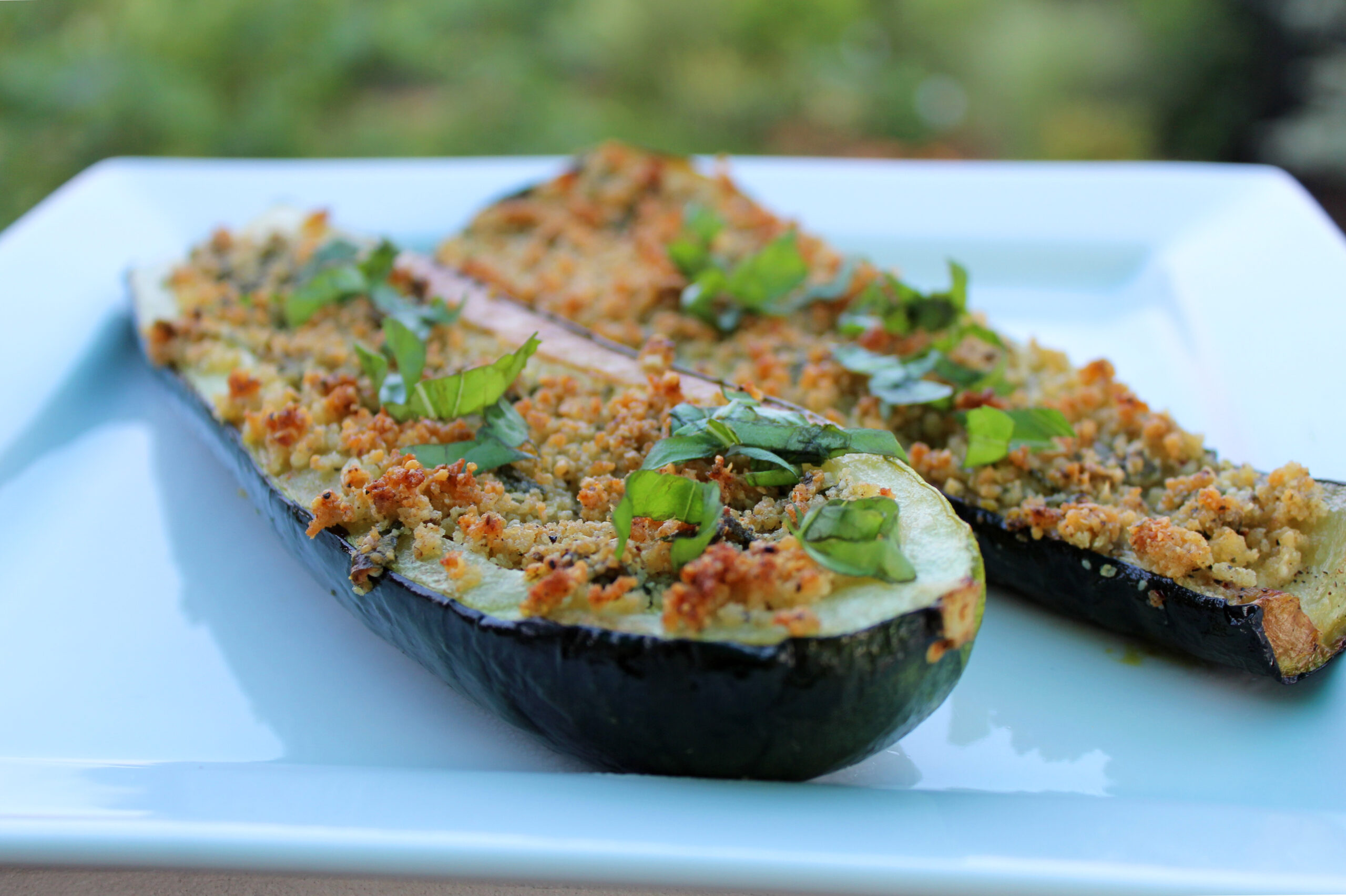 Zucchini, Basil, Panko Parmesan Cheese Midlife Snowbird