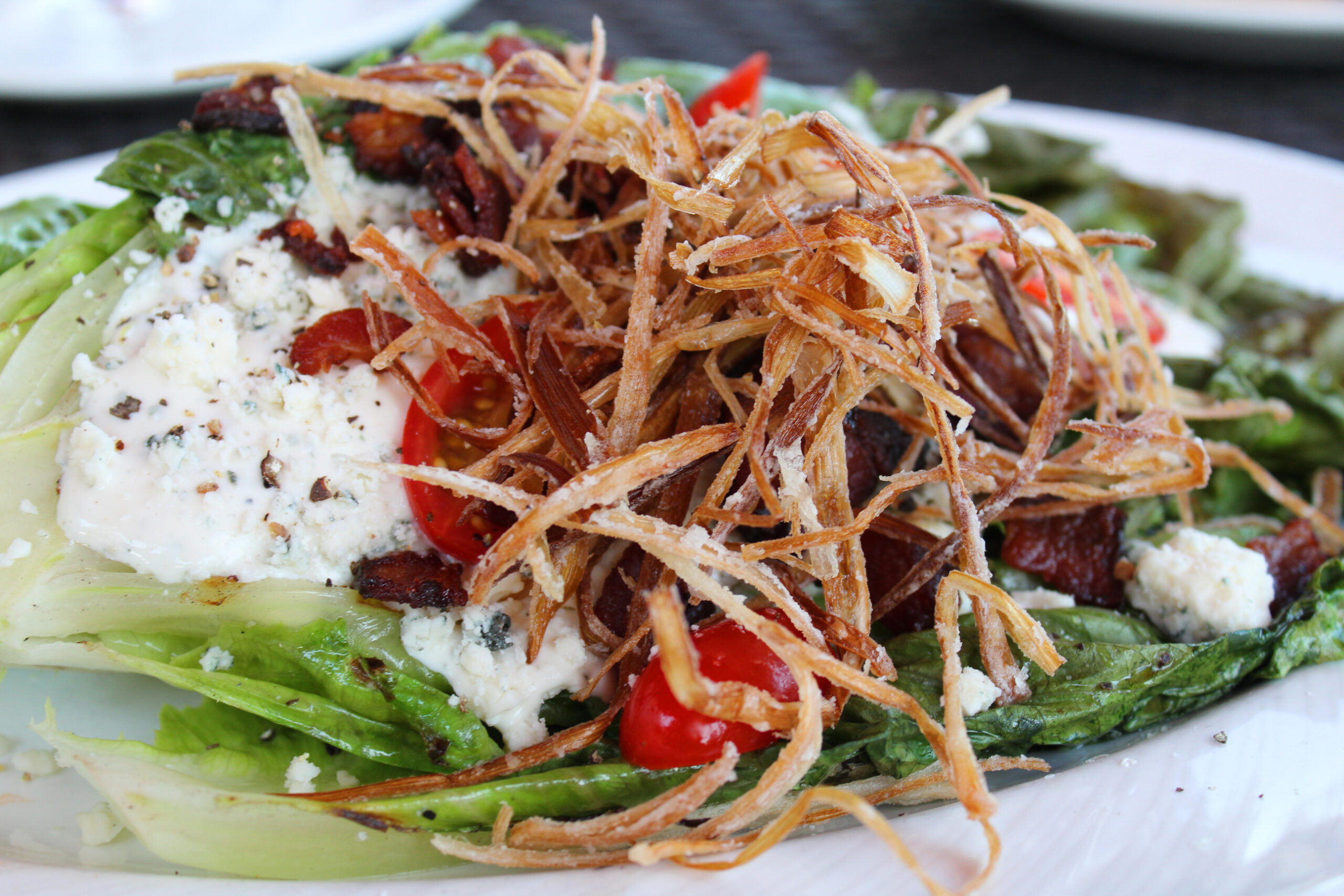 upscale steak house blue cheese salad